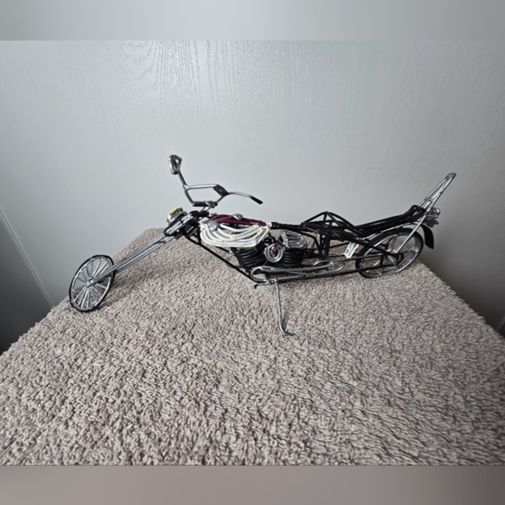 Scrape Metal Motercycle Signed Vince Foley 9/97